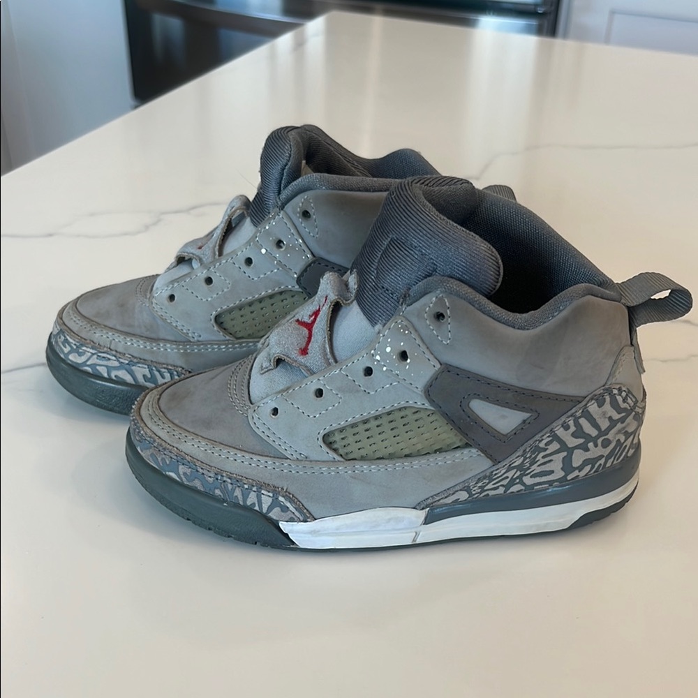 Gray Kids Jordans